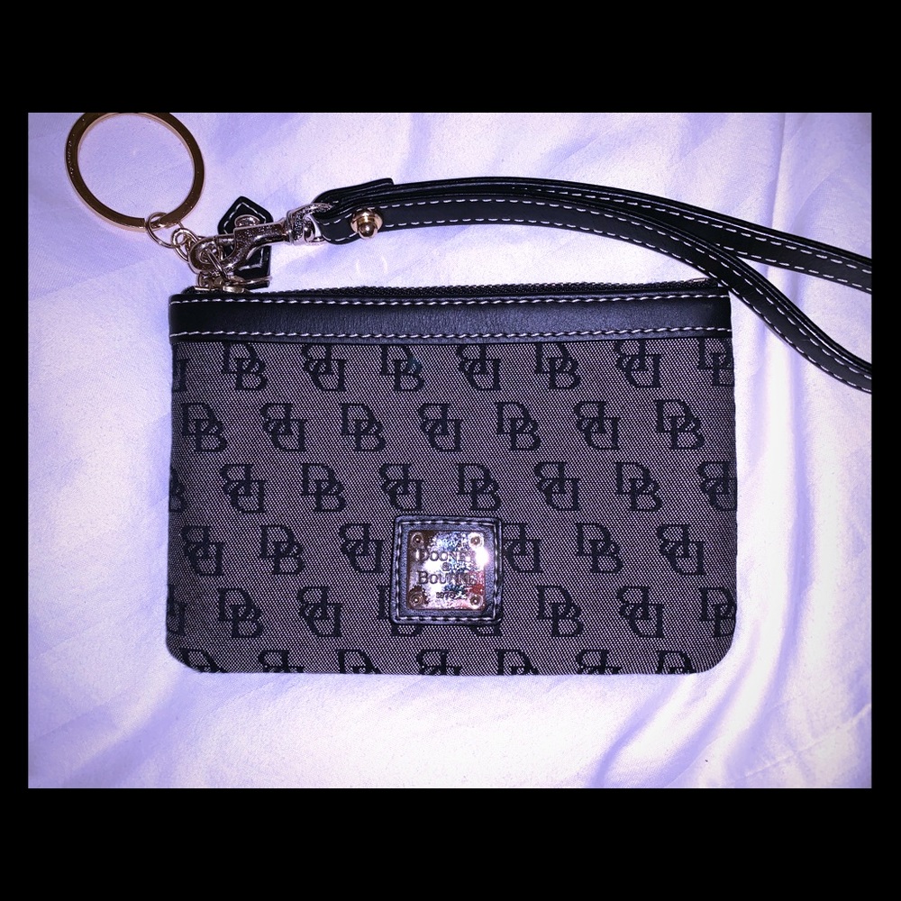 Signature Dooney & Bourke wristlet